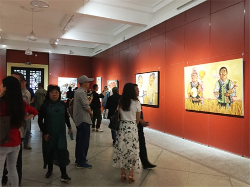 展览现场。
